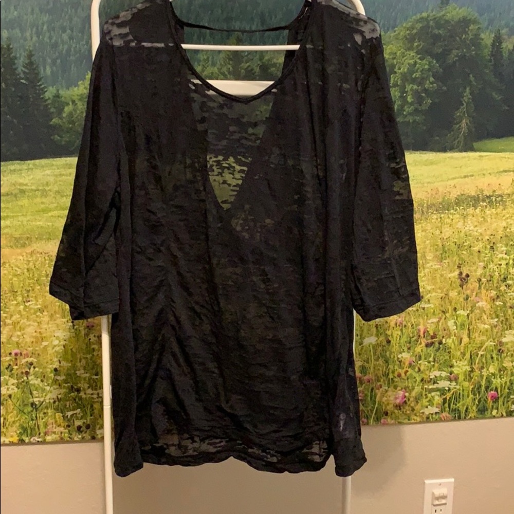 Rainbow curve active top. Worn once